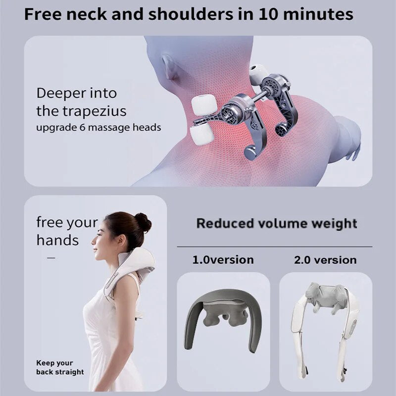 Nirvana Pro™ 2.0 - Portable Neck and Shoulder Massager